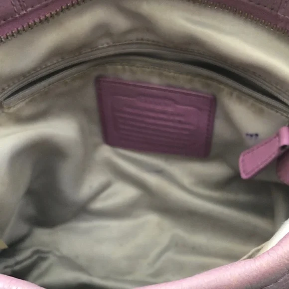 Coach Lavender Satchel Bag - Picture 2 of 3